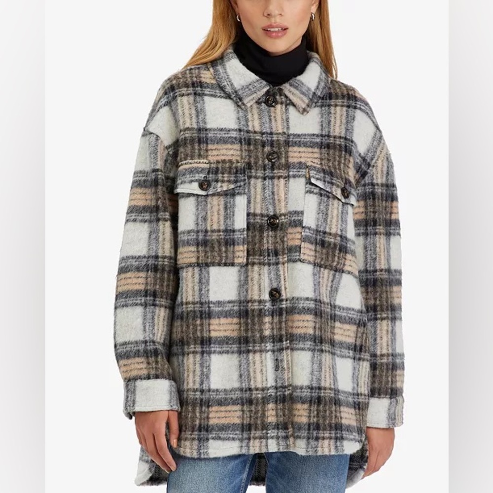 Sanctuary Plaid Town Jacket